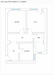 Vanzare apartament 2 camere -Bloc Nou, in Ploiesti zona M Bravu